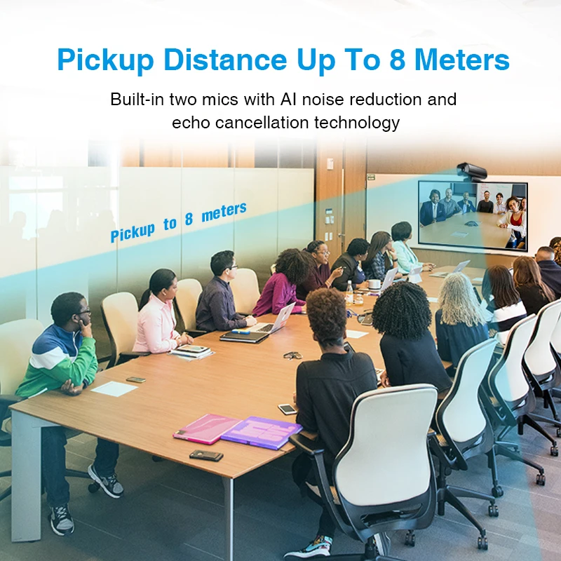 Anywii web camera 1080p webcam with speaker and microphone 3 in 1 webcam 1080p with remote control webcam privacy