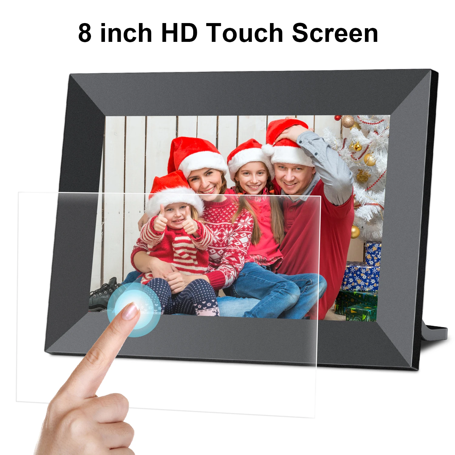 8-дюймовая цифровая фоторамка с Wi-Fi 1280*800 IPS