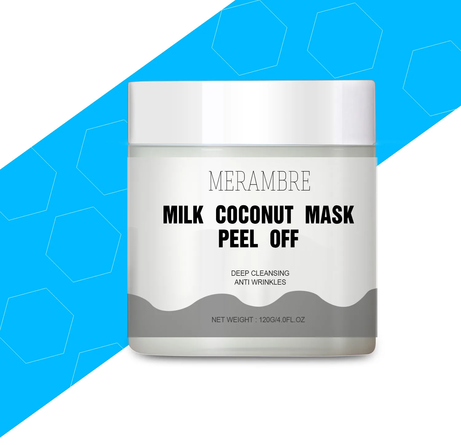 OEM, Собственная Марка, молочный кокос, увлажняющий экстракт Ahnfeltia Concinna, Дрожжевая ферментная маска для лица, отшелушивающая маска без боли