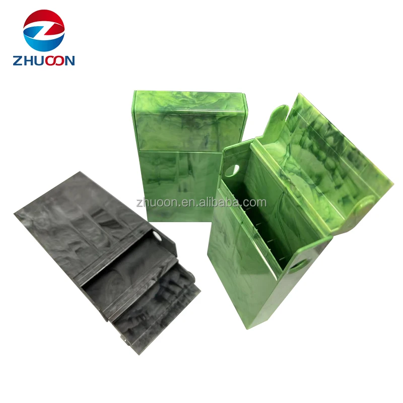 Customize Colorful black Gift Boxes Drawer tin can childproof plastic case child resistant Packaging 5 slots packs