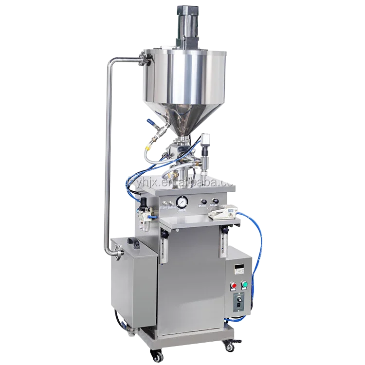 Lipstick Lip gloss Filler Colors Spiral Bottle Jacket Hopper With Mixer Heater Hot Wax Filling Machine