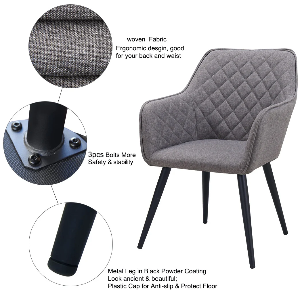 Modern Custom restaurant used armchair Living Room Chair Velvet Comfortable Dining Chair