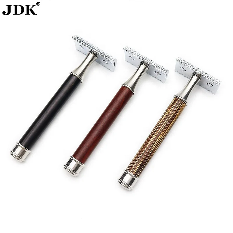 Hot Selling  Wooden Safety Razor Double Edge Shaving Safety Razor