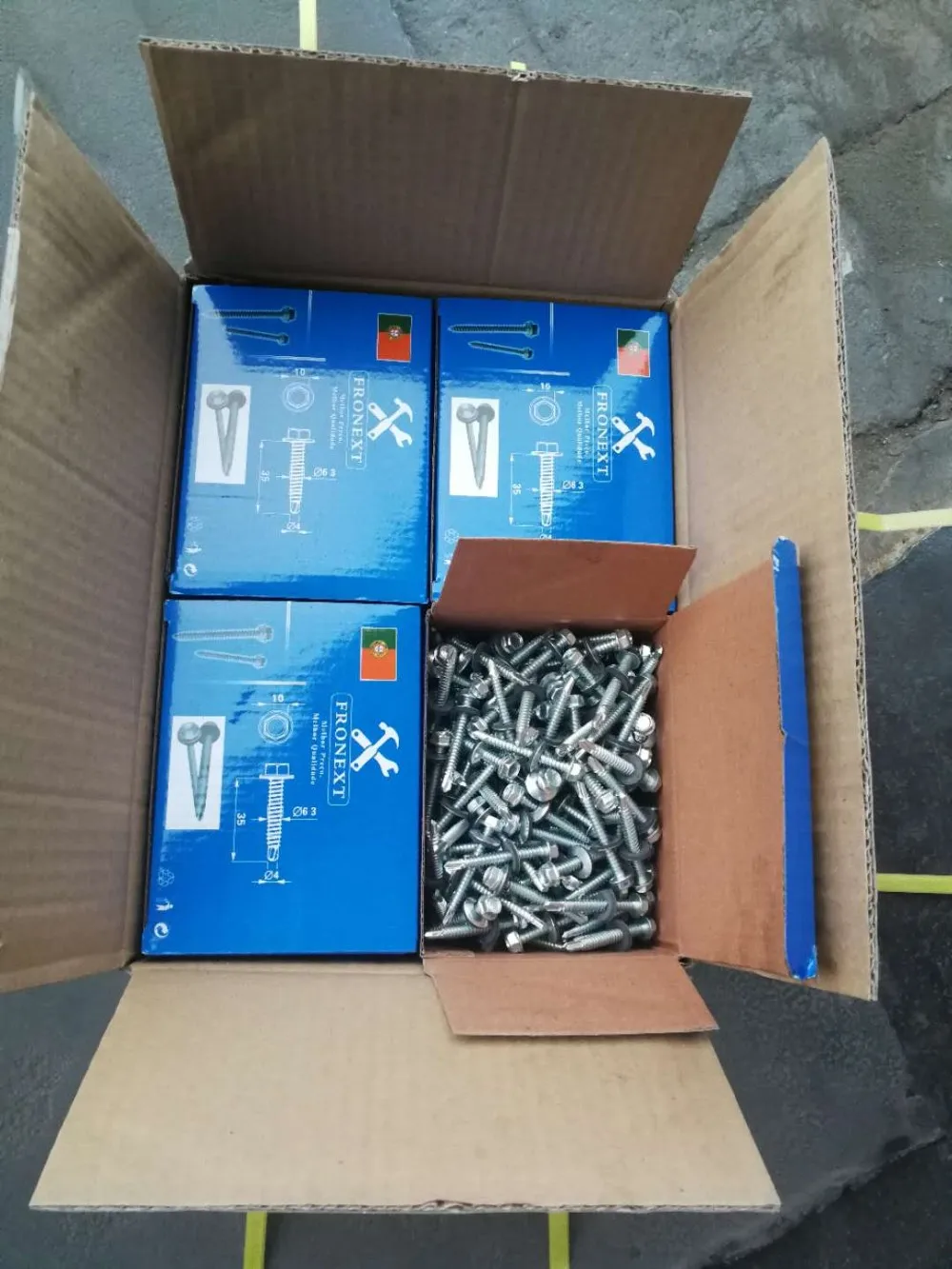 China factory 2 inch 10# patta self drilling screws  with washer