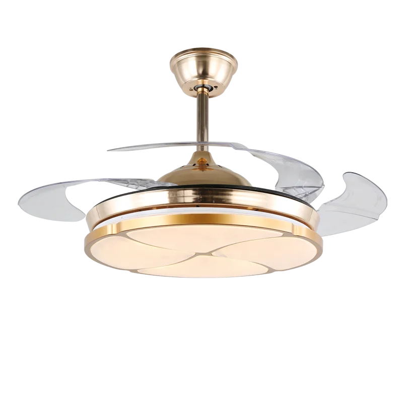 HITECDAD Hot Sell Luxury European Fan Lamp Cheap Chandeliers Modern Concise Style LED ceiling fan Light With 2-Year Warranty