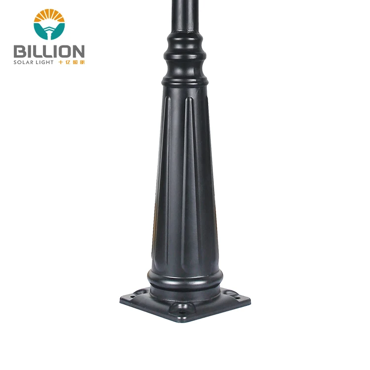 High Quality Outdoor Garden Street Light Lamp Pole Custom Q235 Steel 2.6m 3m 3.5m 4m Aluminum High Mast Light Pole