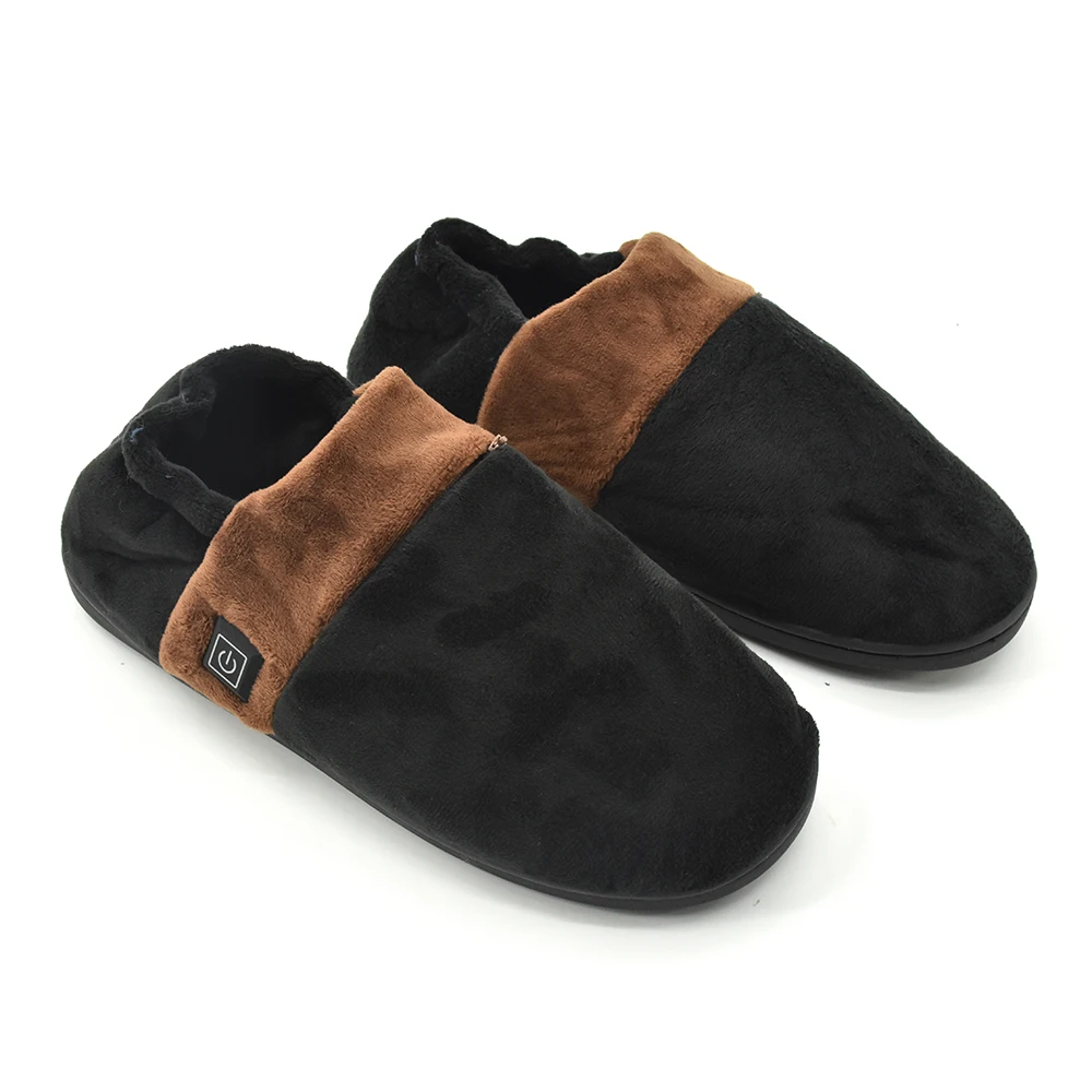 Оптовая продажа электрические хлопковые тапочки с подогревом обувь power bank 3