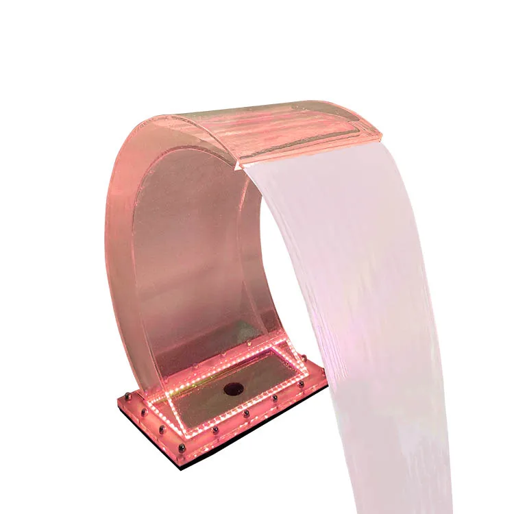 Pikes WF-300LED Best Price High Quality Garden Acrylic Swimming Pool Water Descent Led Light