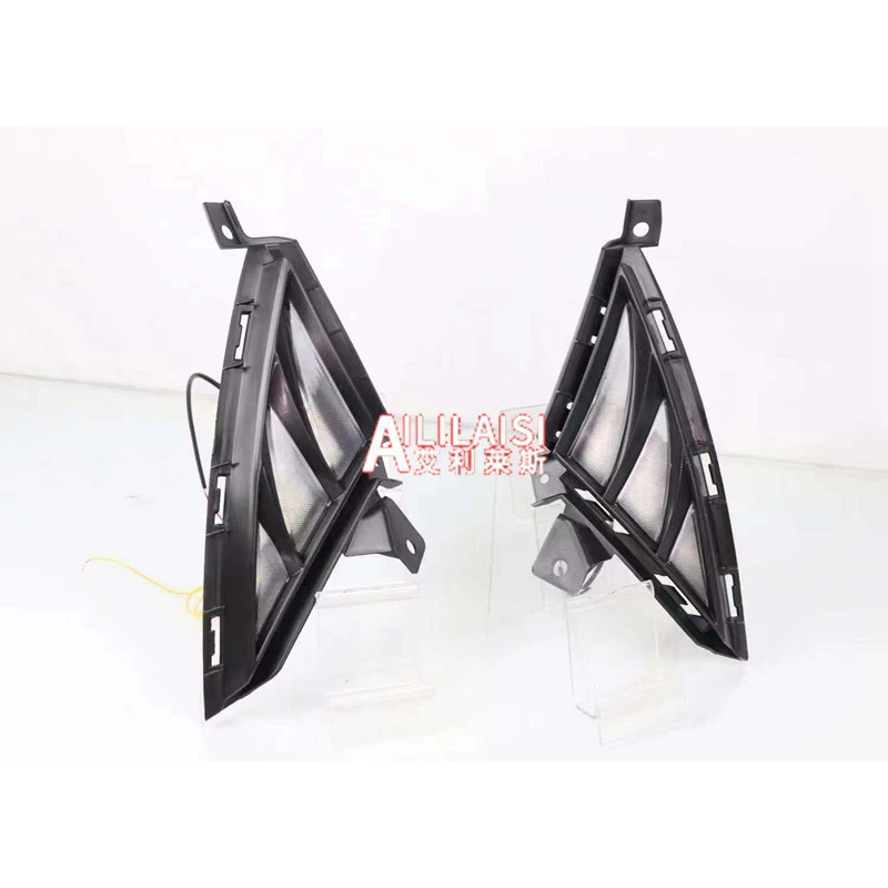 for 2021 Hyundai Elantra LED headlight 12v daytime running light fog lamp with turn signal three-color optional