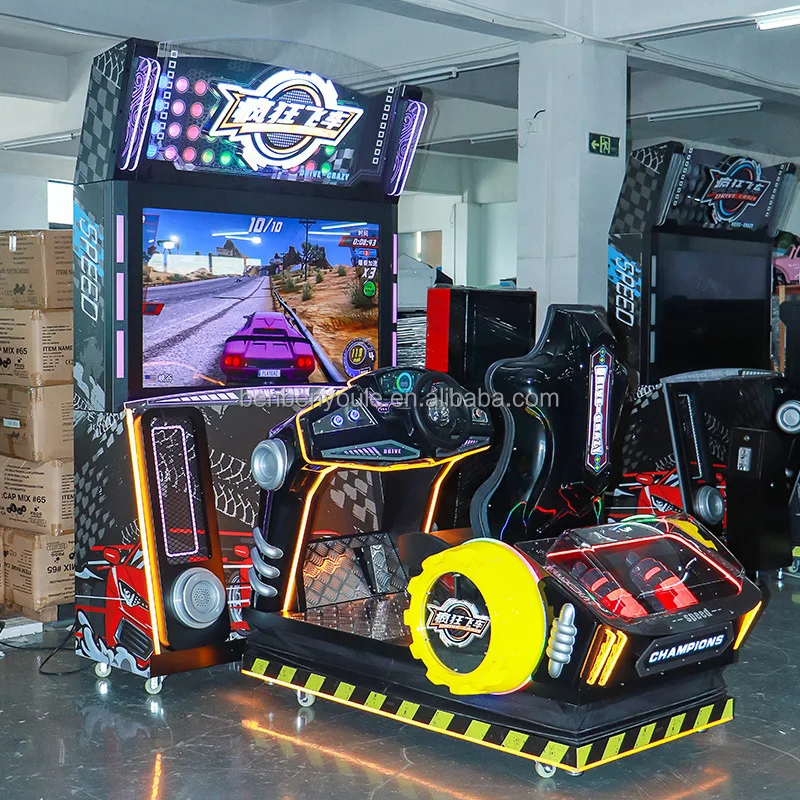 New product simulator Racing car arcade coin-operated video game console Game machine Center Racing console Speed video arcade