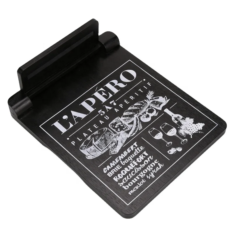 Kitchen Charcuterie Board Bamboo Cheese Platter Tray with Cheese Knives Set