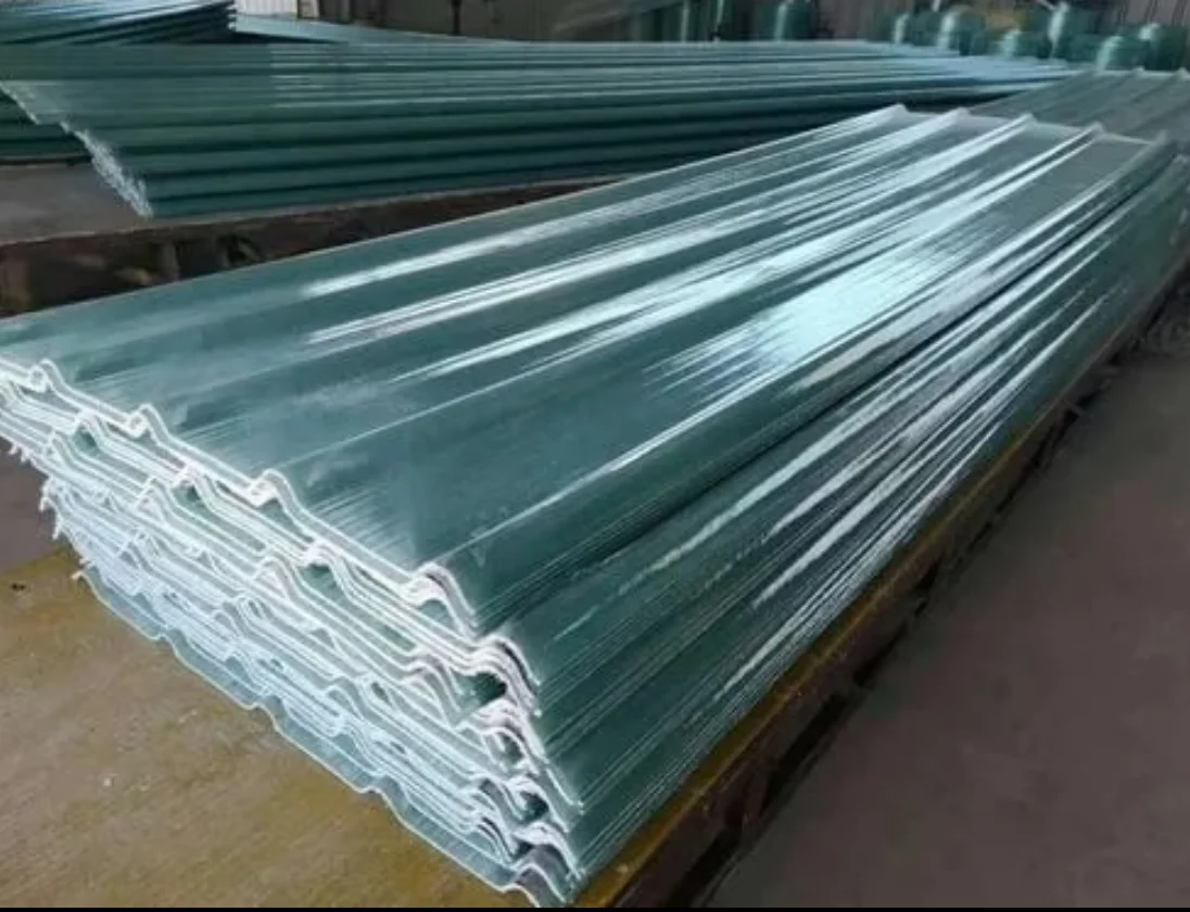 4*8 Fiberglass composite wall panel roll fiberglass corrugated 1.5mm 2mm FRP sheet for skylight roofing