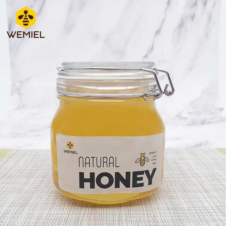 1KG Glass Jar Pure Raw Acacia Honey