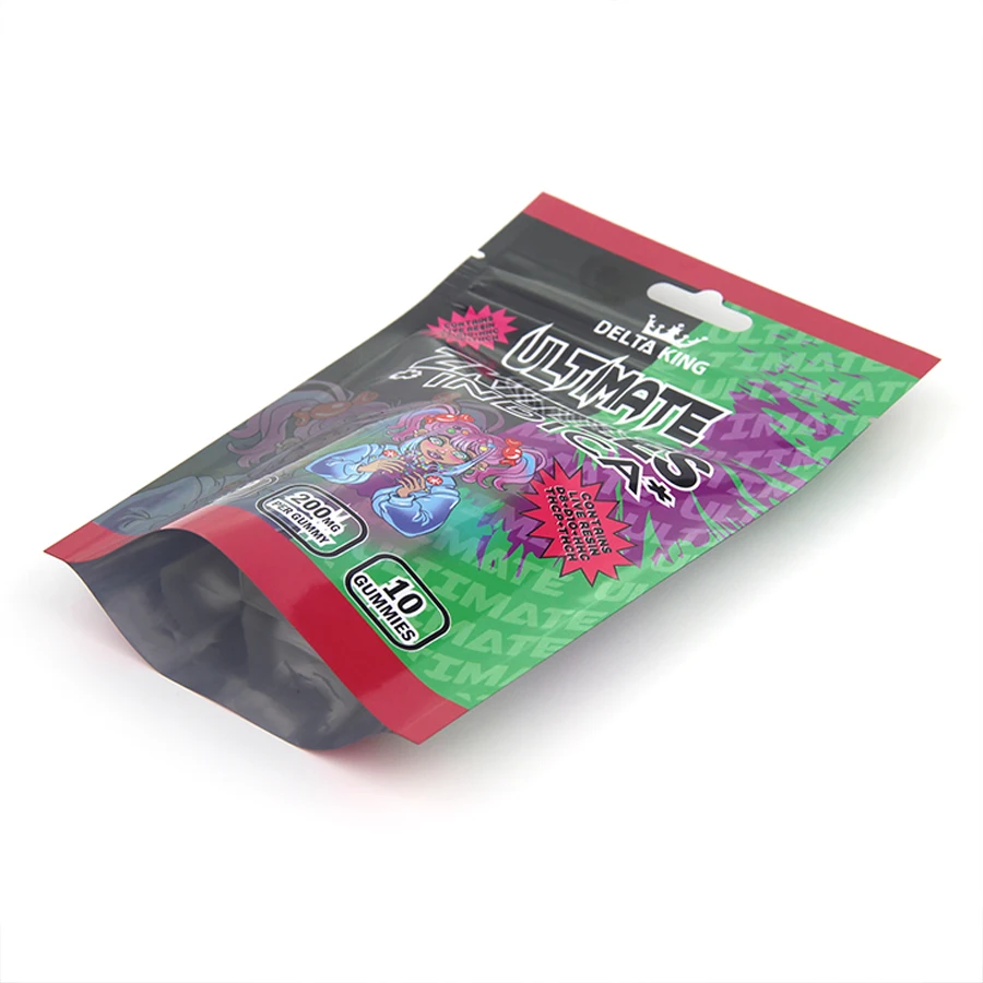 Custom Printed Heat Seal 3.5g 7g Cookies Plastic Candy Zip Lock Smell Proof Packaging Mylar Bags With Window