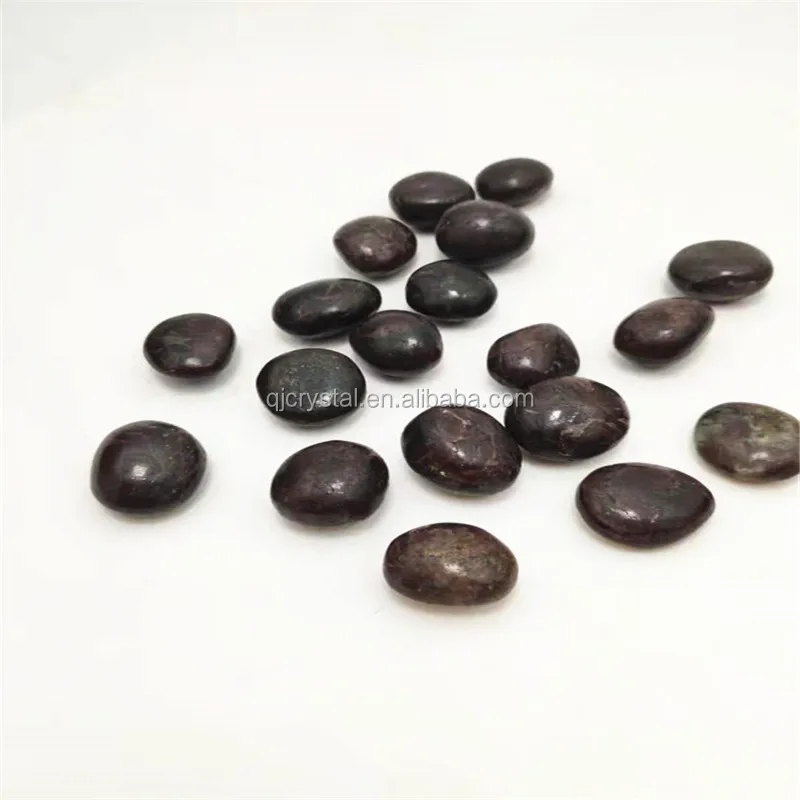 Wholesale Natural Garnet Crystal Raw Tumbled Stone Rough Stone Macadam Gravel Garnet crystal Palm for Raw material