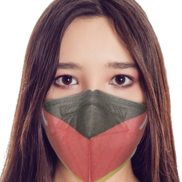 
Wholesale Manufacturer German Flag Custom Fold Dust KN95 Face Mask 