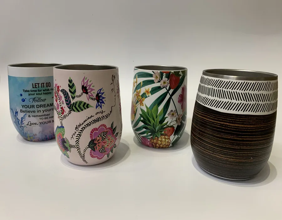 Glass Drink Bottle/wine Glass Cup Digital 360 Round Printing Way Rotary Machine