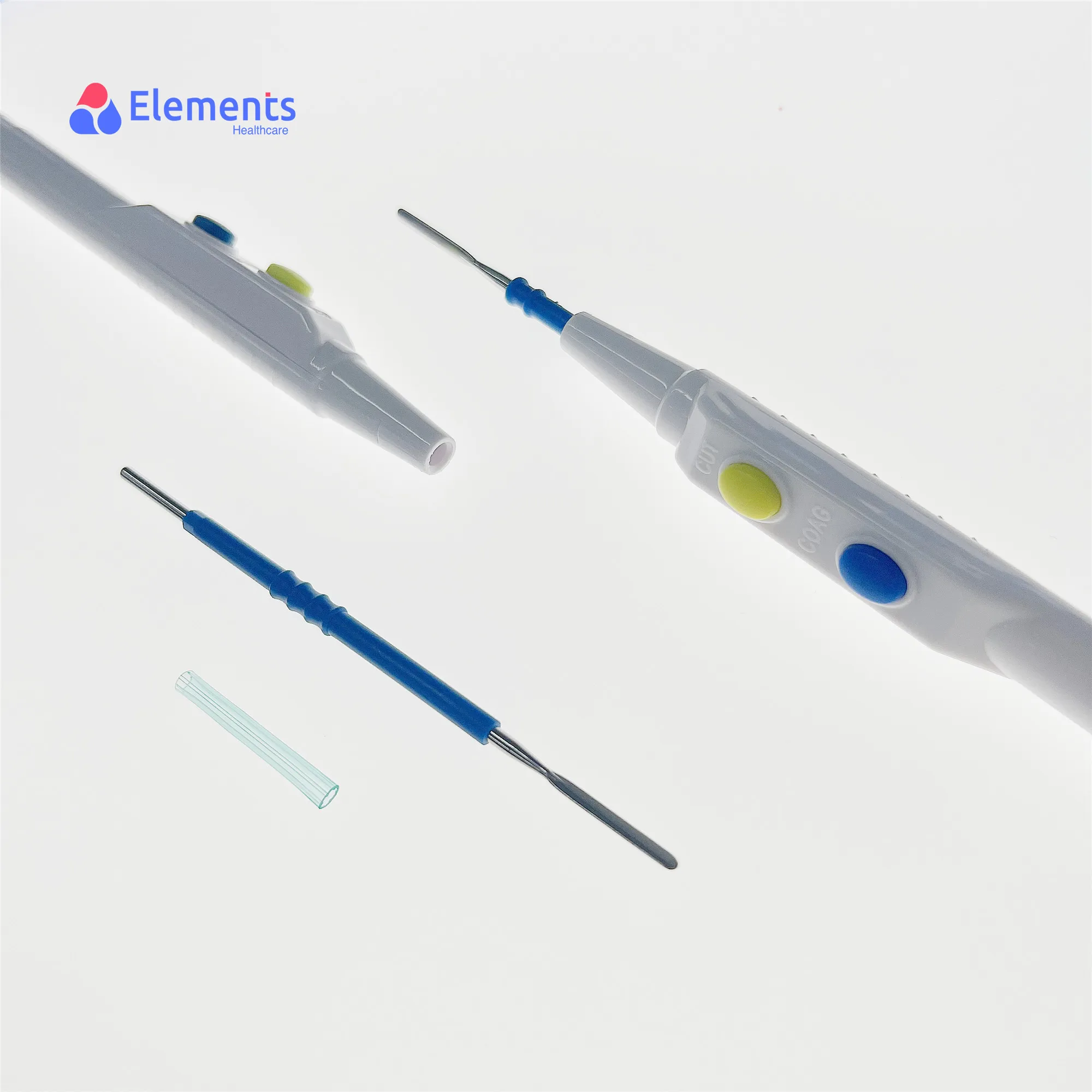 Medical Sterile Electrosurgical Pencil Surgical Button Control ESU Pencil disposable electro Cautery surgery pencil