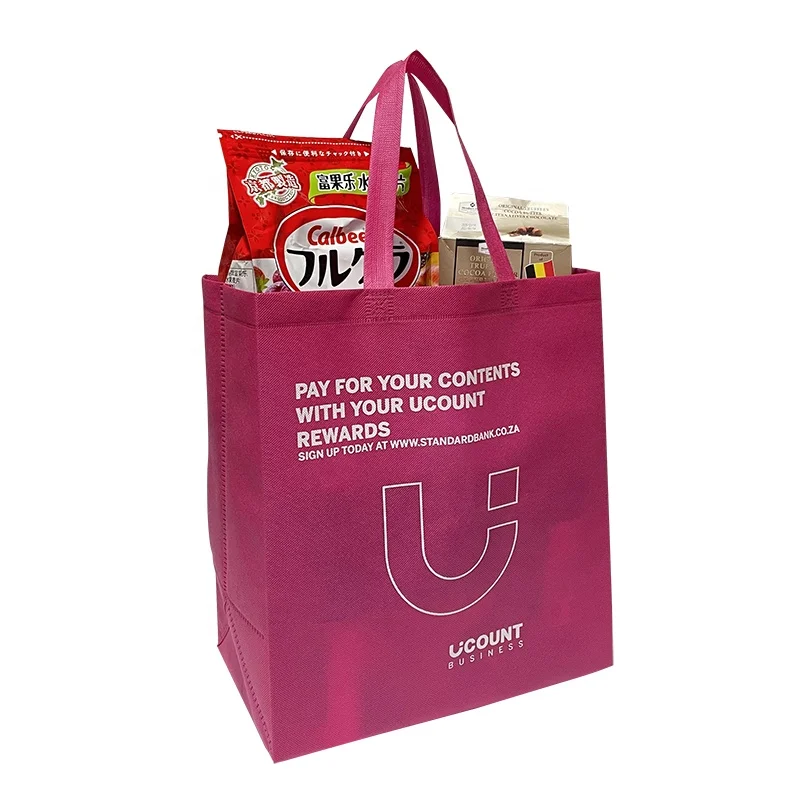 Customize cheap ultrasonic non woven shopping tote bag with logo for shopping
