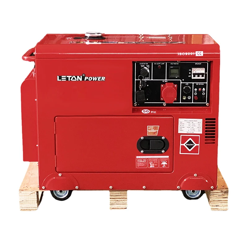 hot sale model 8.5kW 10kVA diesel generator standby generator super silent type for home use LETON diesel generator set