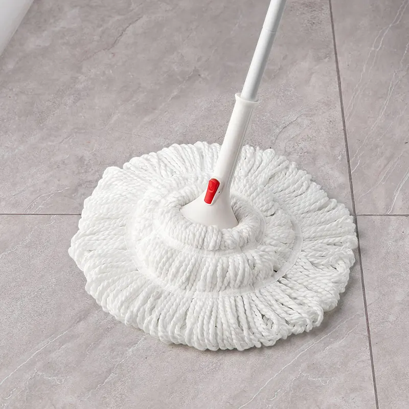 Wholesale Cheap Stainless Steel telescopic Rod Hands Free rotary 360 round spin Cotton Twist Mop for floor house cleaning