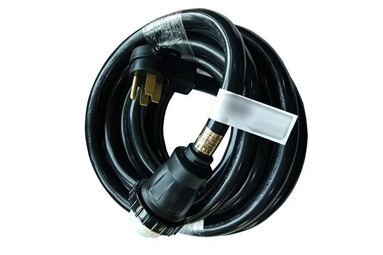 50 Amp Heavy Duty  Temp Power Generator Shore Power Extension Cord Adapter with Twist Lock