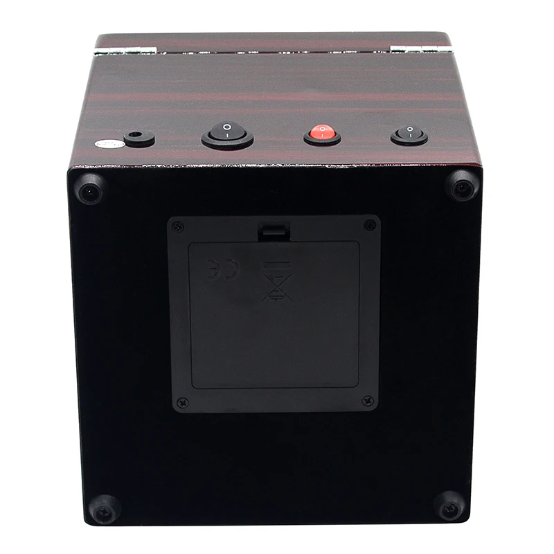 Amazon Top Seller Double Watch Winder with Quiet Japanese Motor Red Color Watch Winder Box Automatic