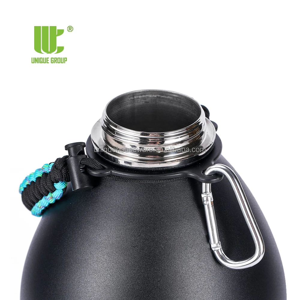 Unique Group One Gallon 128oz Vacuum Insulated Jug Insulated Beer Growler 18/8 Food Grade Stainless Steel Water Bottle