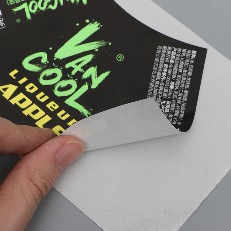 China Manufacturers High Quality Waterproof Custom Logo Vinyl Self Adhesive