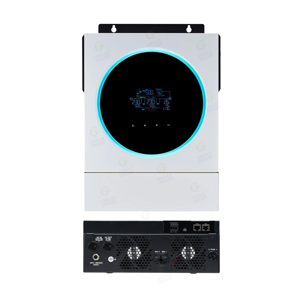 vm Iv 3.6kw 5.6kw 220vac 100a Mppt Wifi Monitor Charge Controller Work Without Battery Off Grid Hybrid Solar Inverter