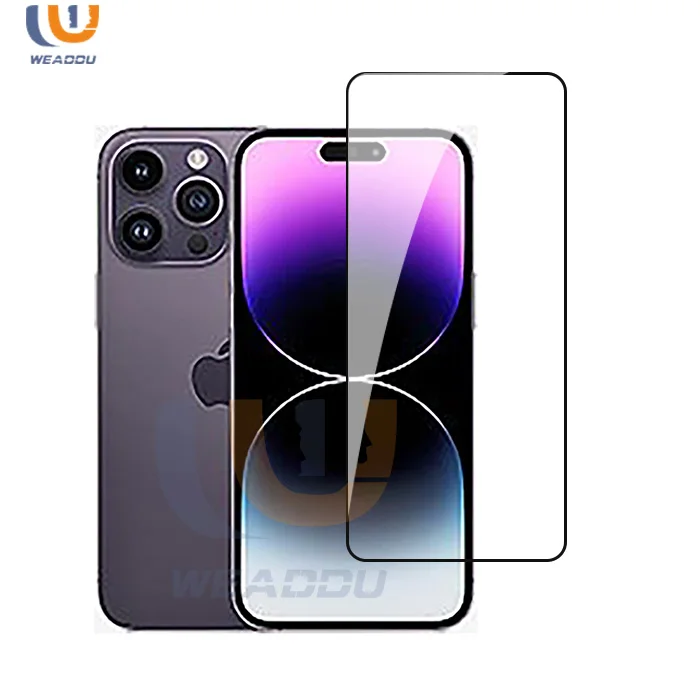WEADDU Заводская защита для экрана iPhone 14 Pro Max закаленное стекло настроить протектор