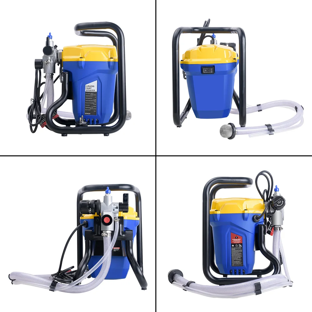 RONGPENG RP8626 Airless Paint Sprayer Electric Paint Spray Gun Machine Stain Gun With 821 Airless Spray Gun