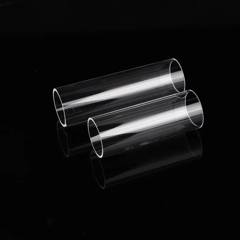 Large quartz glass tube reactor,quartz test tube different size clear glass tube