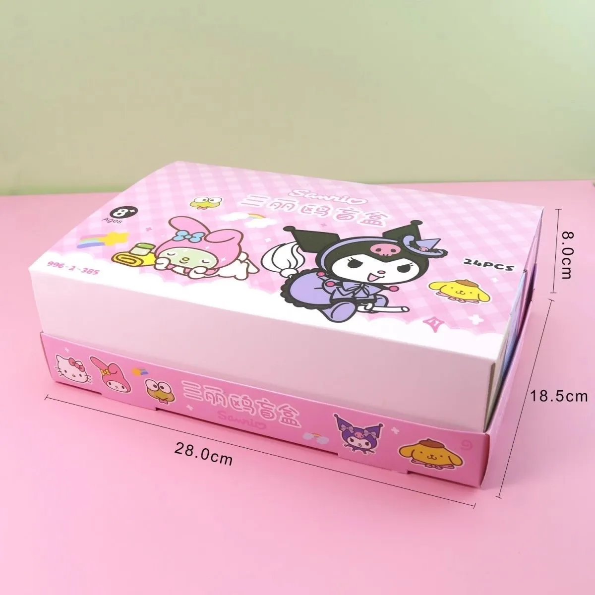 Anime kuromi melody Cinnamoroll figure Backpack pendant keychain blind box for Children Toys Gifts