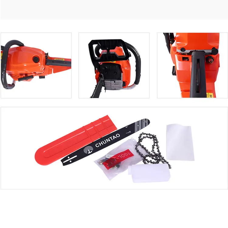1700W 58CC Petrol Wood Cutting Small Motosierras A Gasolina Hydraulic Chainsaw