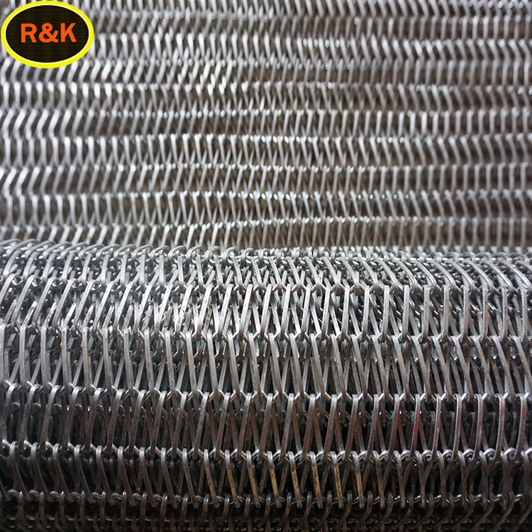 balanced stainless steel chain conveyor belt mesh weave wire mesh belt