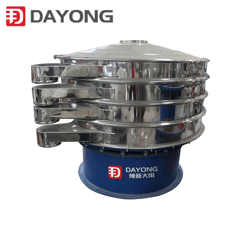 Fbd Plastic Powder Pellets Vibro Sieve Shaker Sifter Pigment Cassava Flour Powder Coating Circle Vibrating Sieving Machine
