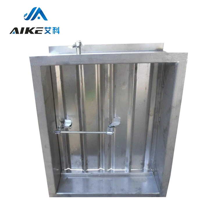 Aike Hot Selling Electric Safe And Durable For Firefighting Galvanized Steel Fire Damper