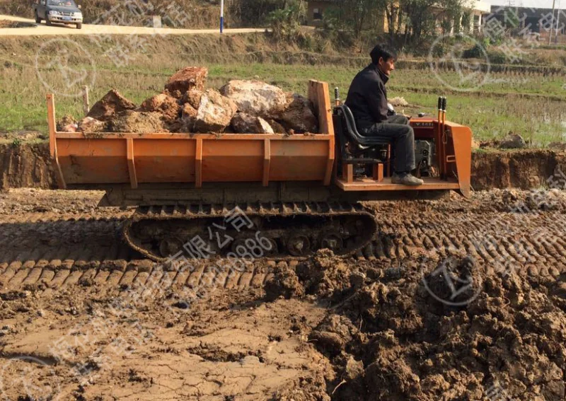 3 ton ride on crawler mini dumper forest farm used mini small track crawler dumper