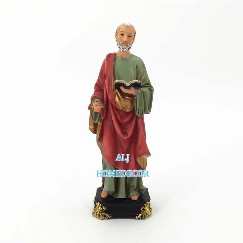 Factory Direct Wholesale Resin Catholic Figurines Cheap Small San Pedro Religious Figurines