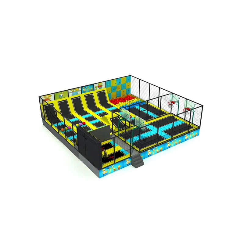 trampoline park with ninja course KP-BC190225