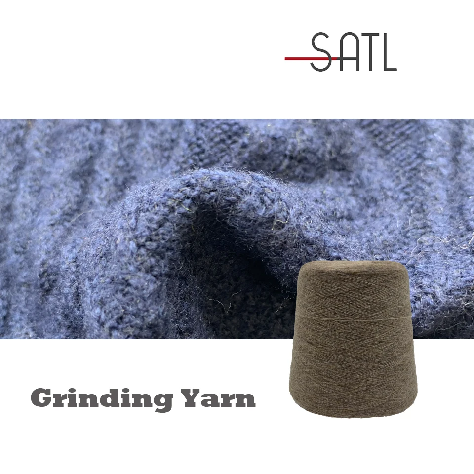 Cheap Price 1/15nm 50% Recycle Polyester 36% Nylon 10% Polyester 4% Elastane Brushed Loose Stock Dyed Yarn With Good Elasticity