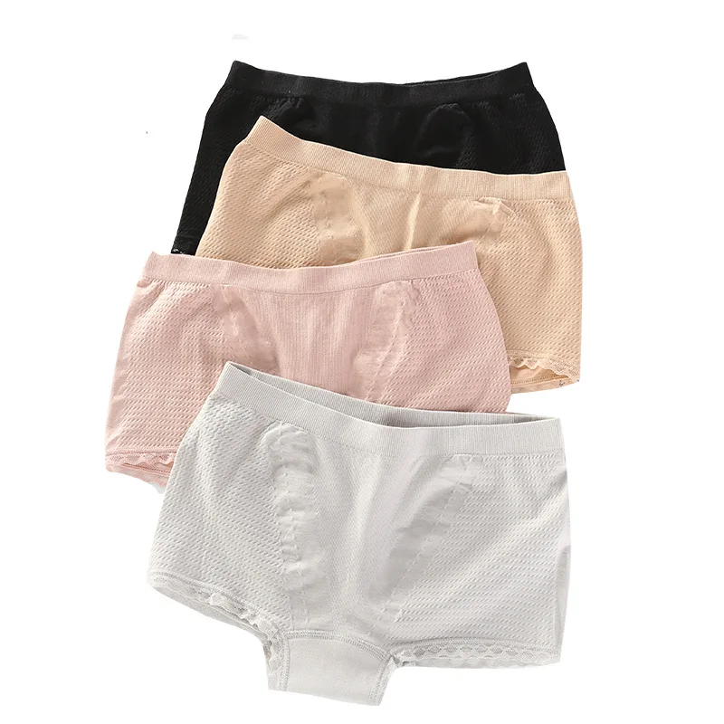 Teenage Sweet Girl Comfortable Underwear Breathable Stretch Female Briefs Mid-Rise Women Cotton Panties