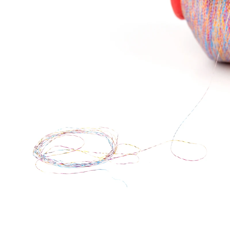 Professional Production Super Strength Metallic Knitting Thread Polyester Yarn MH TYPE Metallic Yarn