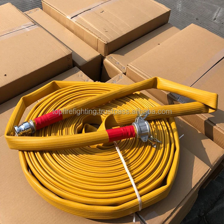 High Pressure Rubber Hose Pipe 2.5 Inch Lay Flat Fire Fighting Hose