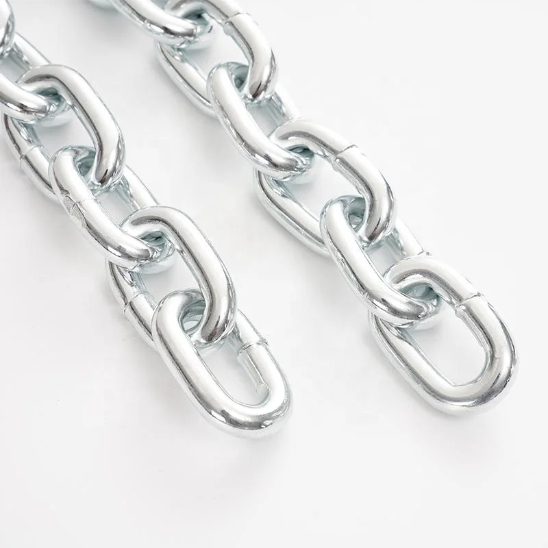 OEM DIN 766 Welded Plastic Coating Alloy Steel Long Link Chain Metal Chain