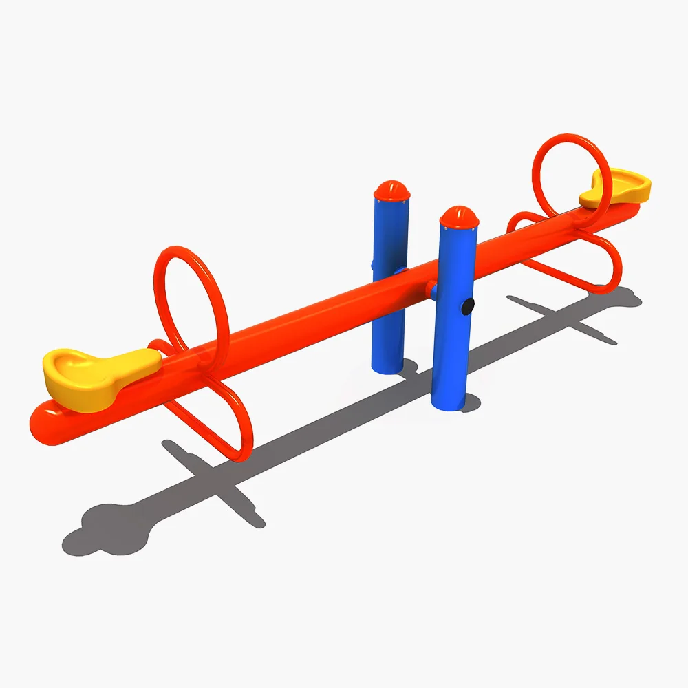 Cheap price popular kids outdoor playground spring metal seesaw spring seesaw