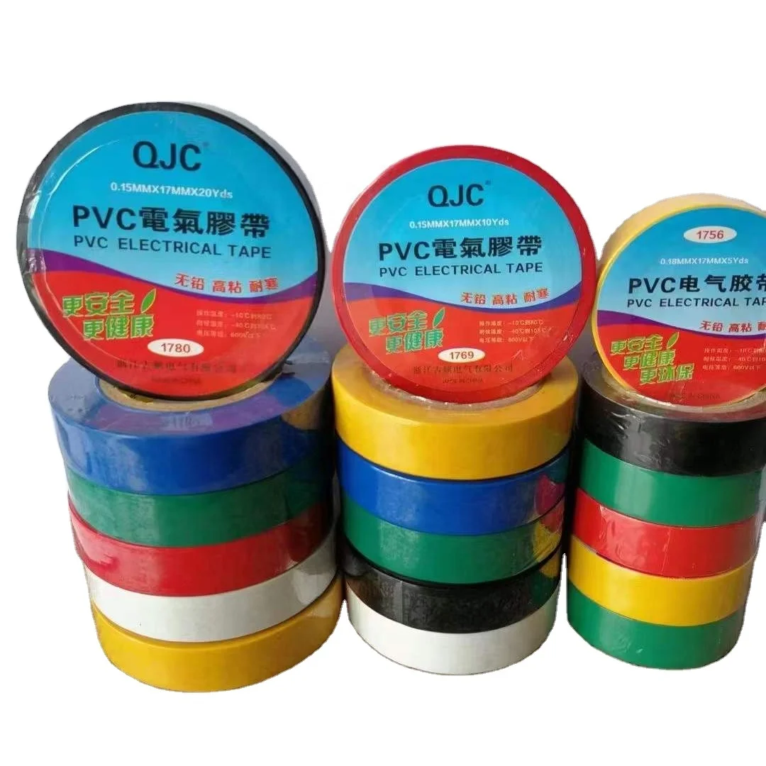 Customized Heat Resistant Colored Duct PVC Pipe Wrapping Adhesive Tape