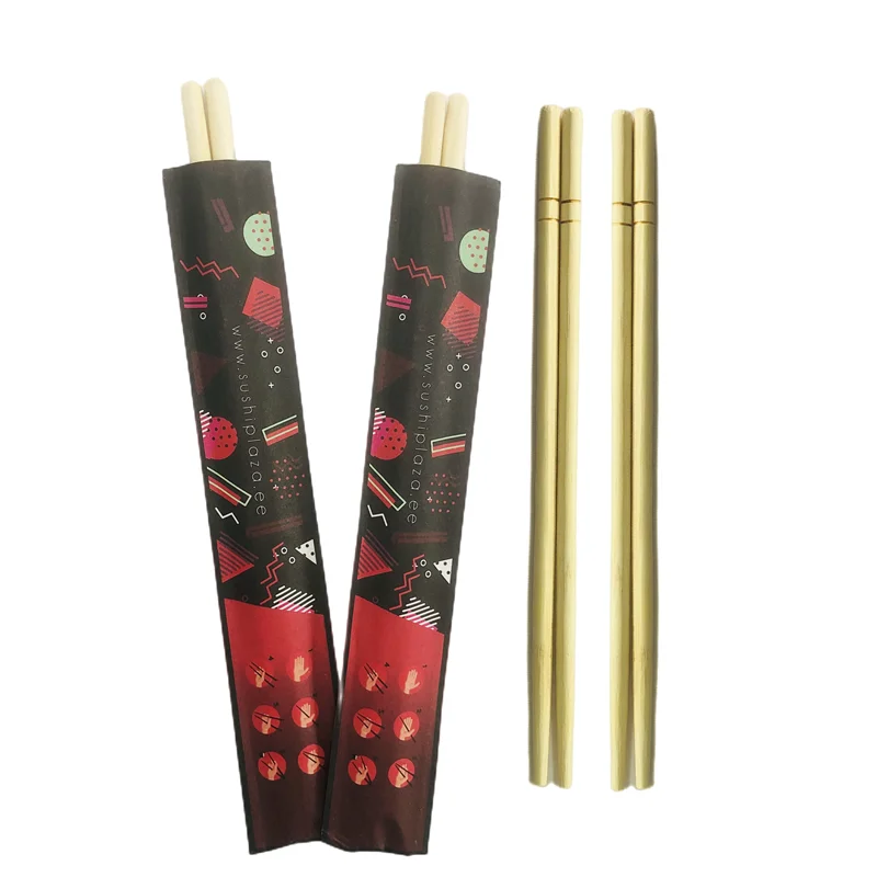 Wholesale China Manufacturer Custom Logo Disposable Bamboo Chopsticks