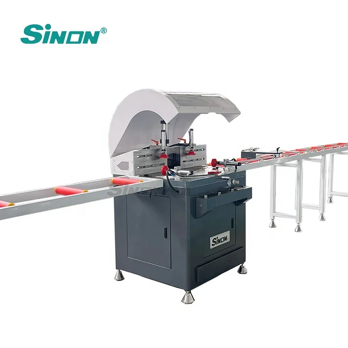 LJZ2F-500 aluminium profile automatic single head cutting saw